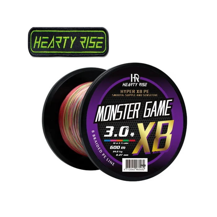TRESSE HEARTY RISE TRESSE MONSTER GAME X8 600M MULTICOLORE