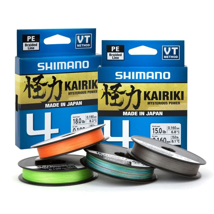 Tresse Shimano Kairiki 4 300m Mantis Green