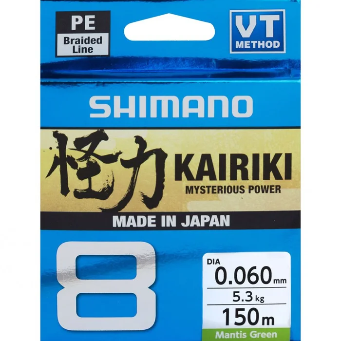 Tresse Shimano Kairiki 8 300m Mantis Green