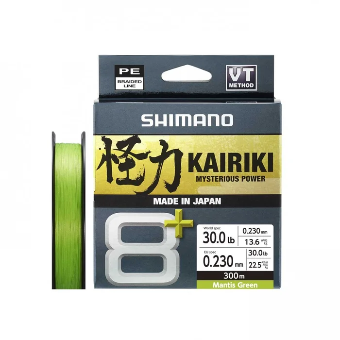 Tresse Shimano Kairiki 8 Plus 150m Mantis Green