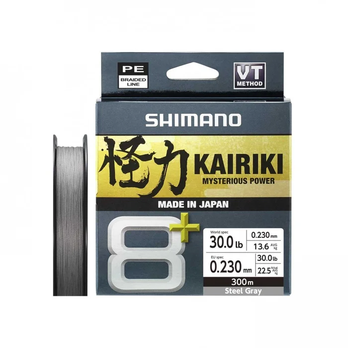Tresse Shimano Kairiki 8 Plus 300m Grey