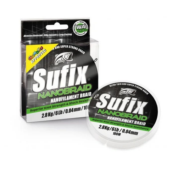 Tresse Sufix Nanobraid 100M Aqua Camo