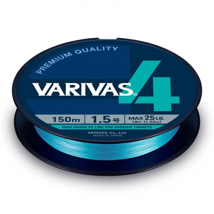 Tresse Varivas 4 WT Blue 150m