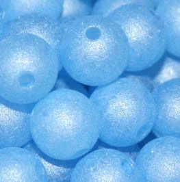 Troutbeads – 10mm 15ct Glowbeadz Bleu Lumineux
