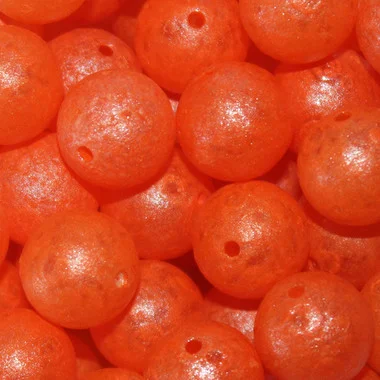 Troutbeads – 6mm 40CT – Glowbeadz Orange fluo
