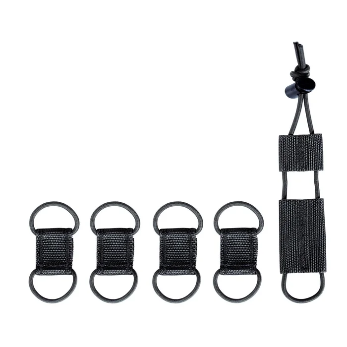 TT CABLE MANAGER SET – Set de 4 passe cable avec 1 Porte garrot – Noir