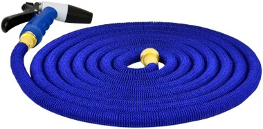 Tuyau extensible Hosecoil 50′ avec buse de pulvérisation