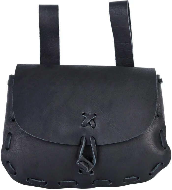 ULF-LP-11-S – LARP Sacoche en Cuir Noir