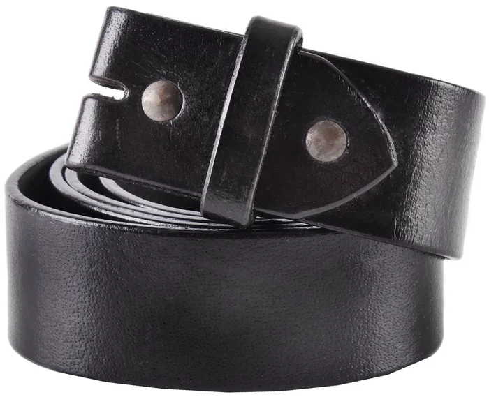 ULF-LP-30-BL – LARP Ceinture Sans Boucle Cuir Noir