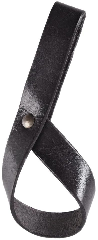 ULF-LP-31 – LARP Porte-Corne à Boire Simple Cuir Noir