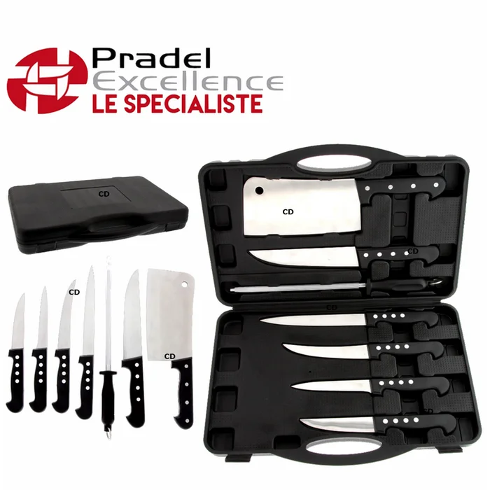 Valise Spéciale Découpe Du Gibier 7 Pièces Pradel Excellence
