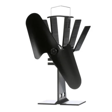 Ventilateur de poêle alimenté par la chaleur Caframo Ecofan Original – Lame noire