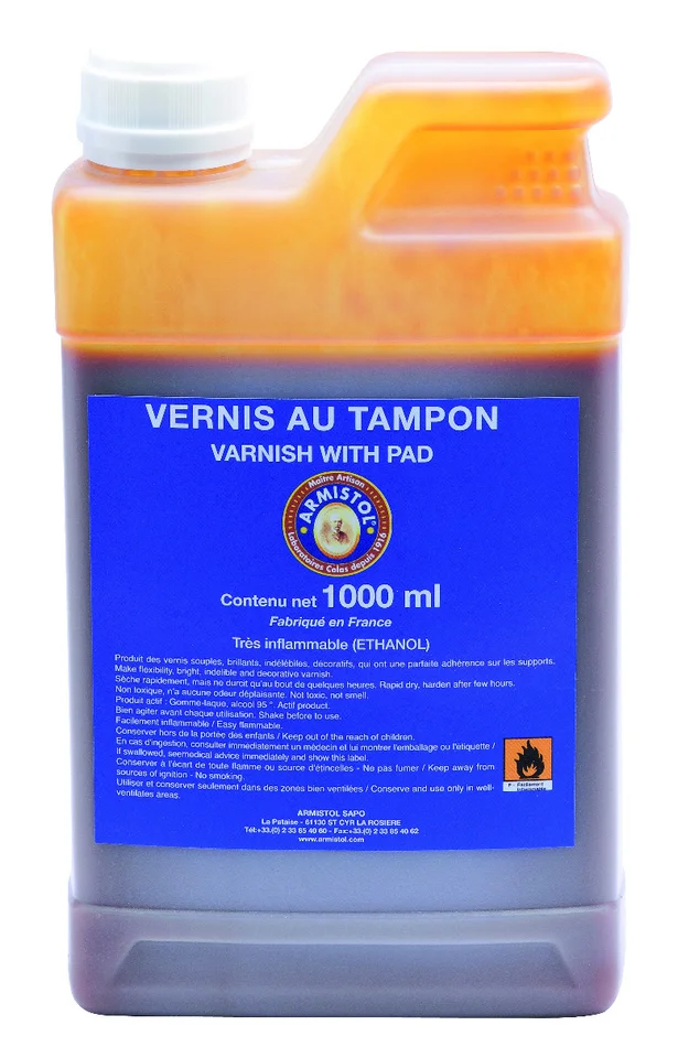 VERNIS AU TAMPON POUR CROSSE, FLACON DE 1 LITRE