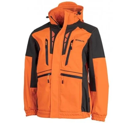 Veste de chasse softshell Newtek JKT V2 orange SOMLYS