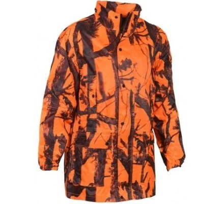 Veste de pluie GhostCamo orange B&B PERCUSSION