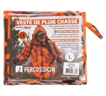 Veste de pluie GhostCamo orange B&B PERCUSSION – Image 2