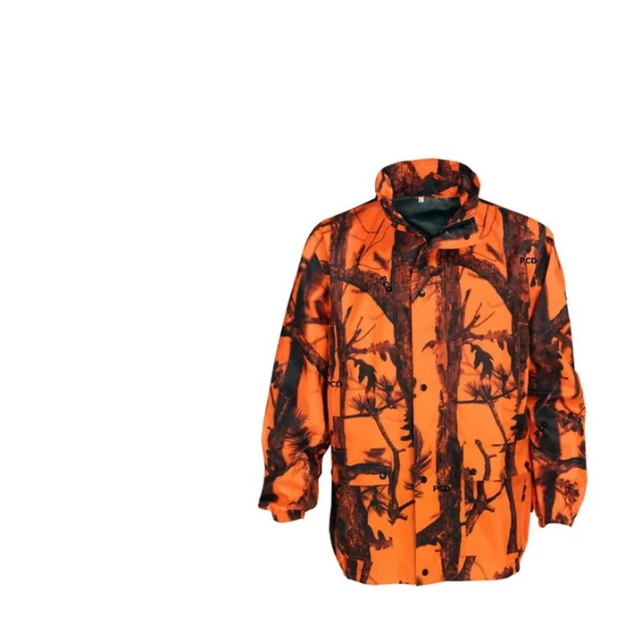 Veste De Pluie Homme Percussion Renfort Ghost Camo Blaze & Black