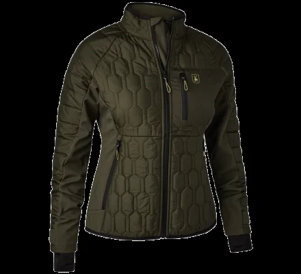 Veste femme matelassée Mossdale Dress kaki Deerhunter