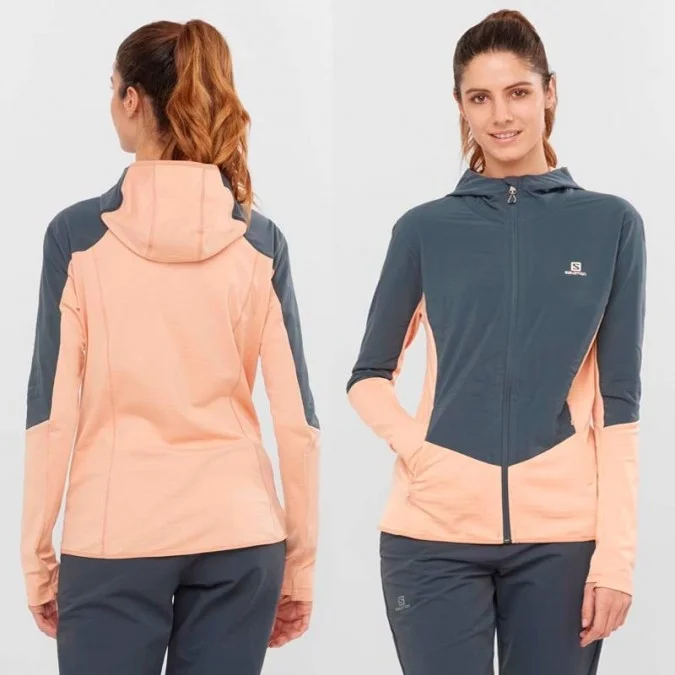 VESTE FEMME SALOMON OUTLINE AS HYBRID MID JKT W