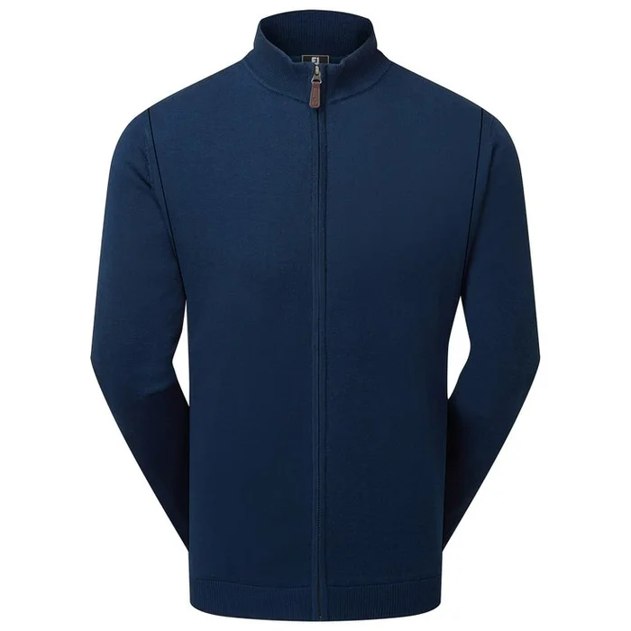 Veste Footjoy Drirelease Full Zip Lined Sweater Navy