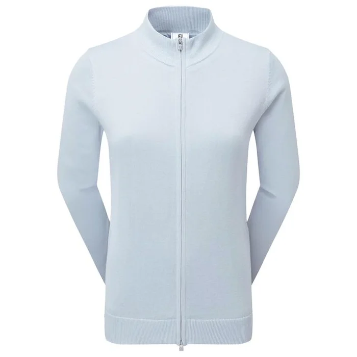Veste Footjoy Drirelease Full Zip Lined Sweater Skyway