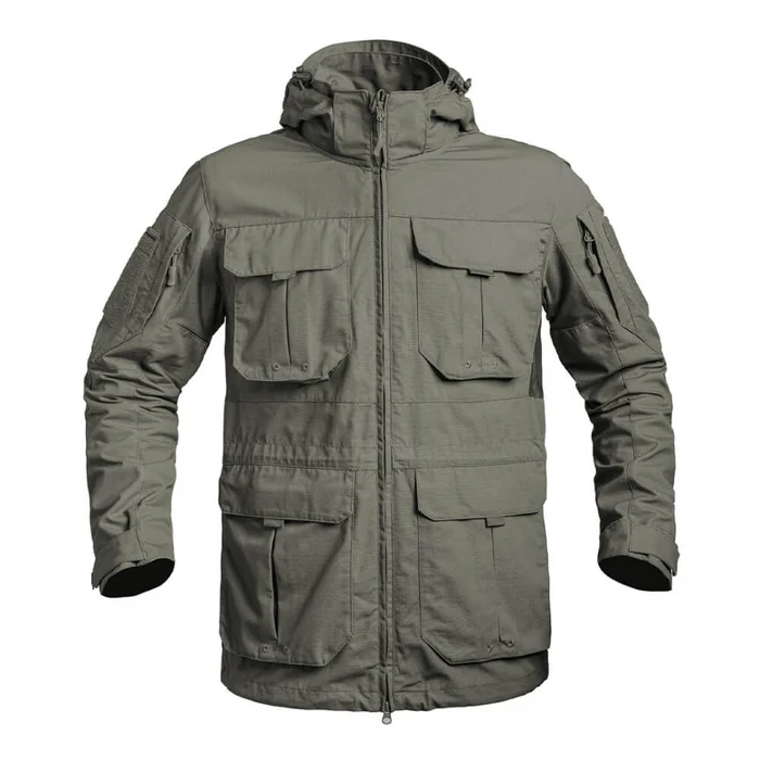 Veste Longue Militaire Kaki Fighter