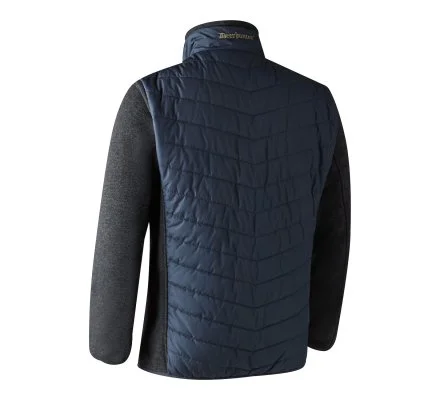 Veste matelassage et tricot bleu Moor DEERHUNTER – Image 2