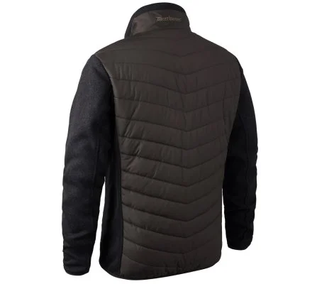 Veste matelassage et tricot marron Moor DEERHUNTER – Image 2