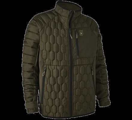 Veste matelassée Mossdale Quilted kaki DEERHUNTER