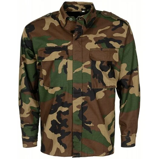 Veste militaire croate BDU, Ripstop, camouflage Woodland