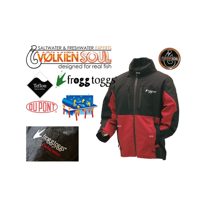 VESTE PILOT GUIDE LINE FROGG TOGGS ROUGE BY VOLKIEN SOUL