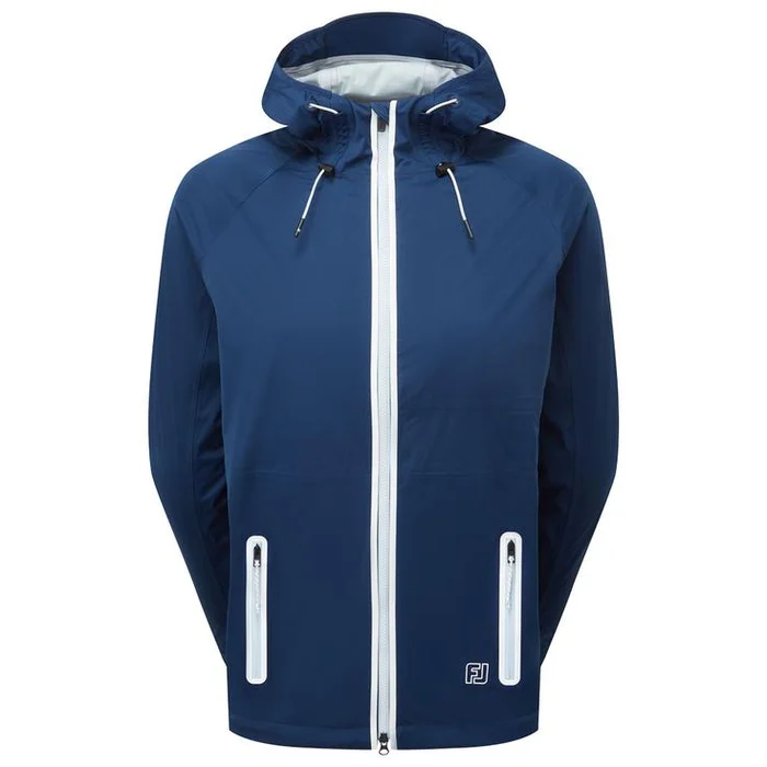 Veste pluie Footjoy Hydroknit Jacket Navy White Skyway