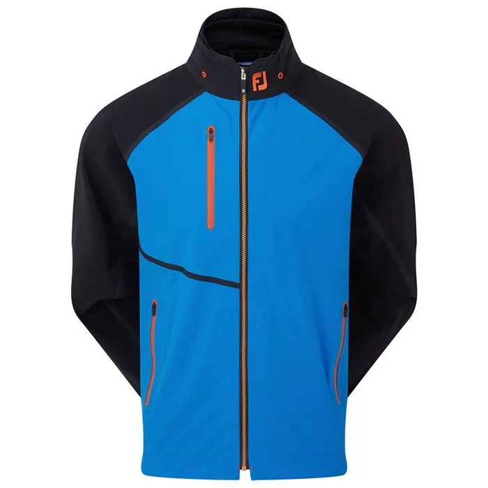 Veste pluie Footjoy Hydrotour Jacket Sapphire Black Orange