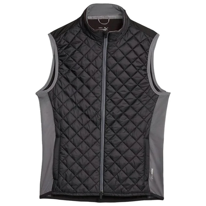 Veste Puma Golf Frost Quilted Vest Black Slate Sky