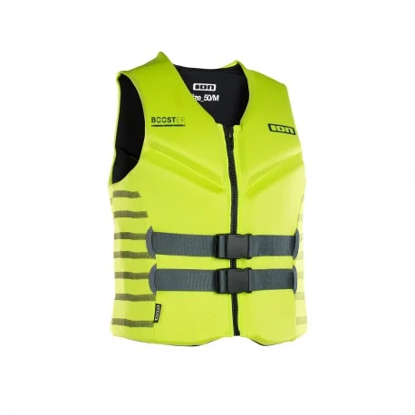 Vestes et Gilets Sports nautiques tractésIon Booster Vest 50N FZ – Lime 2025
