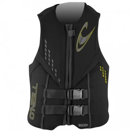 Vestes et Gilets Sports nautiques tractésO’Neill Reactor ISO CE 50N BLACK 2024