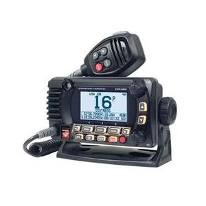 VHF fixe classe d ipx8 noire nmea2000 avec antenne gps interne
