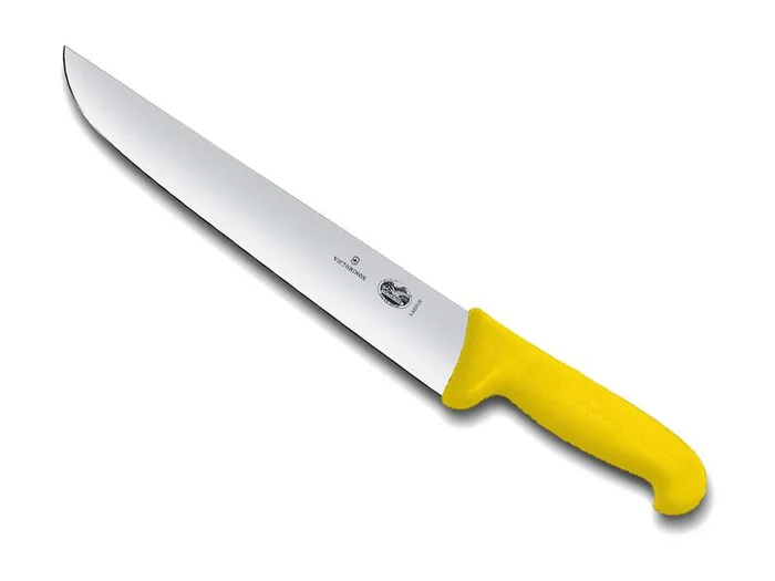 VIC 5.5208.26 COUTEAU BOUCHER VICTORINOX 26CM JAUNE