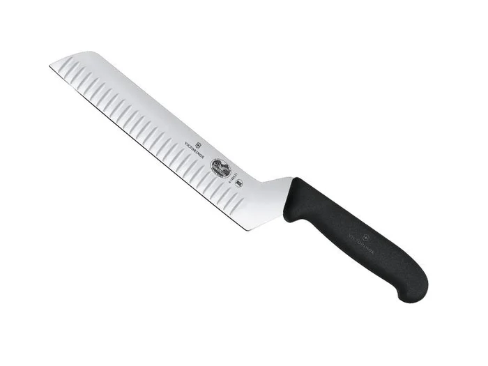 VIC 6.1323.21 VICTORINOX COUTEAU FROMAGE/BEURRE 21CM ALVEOLE NOIR
