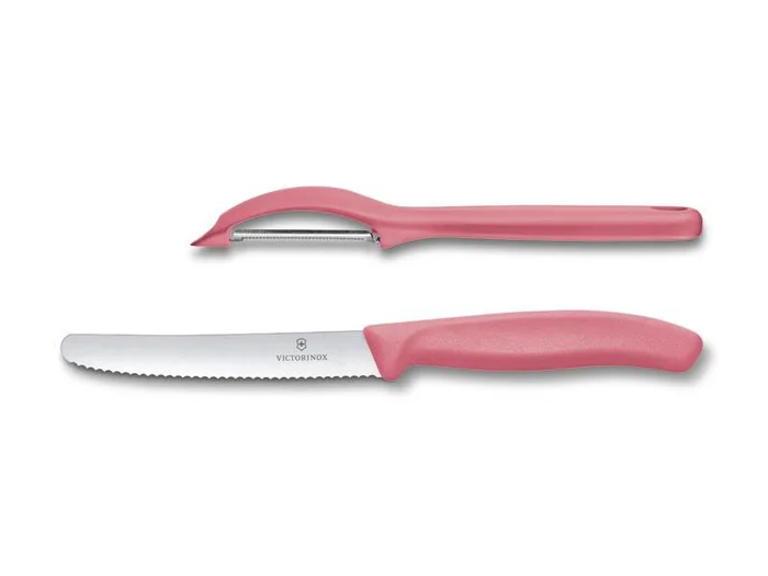 VIC 6.7116.21L12 SET 2 PIECES VICTORINOX SWISSCLASSIC ROUGE ACIDULE