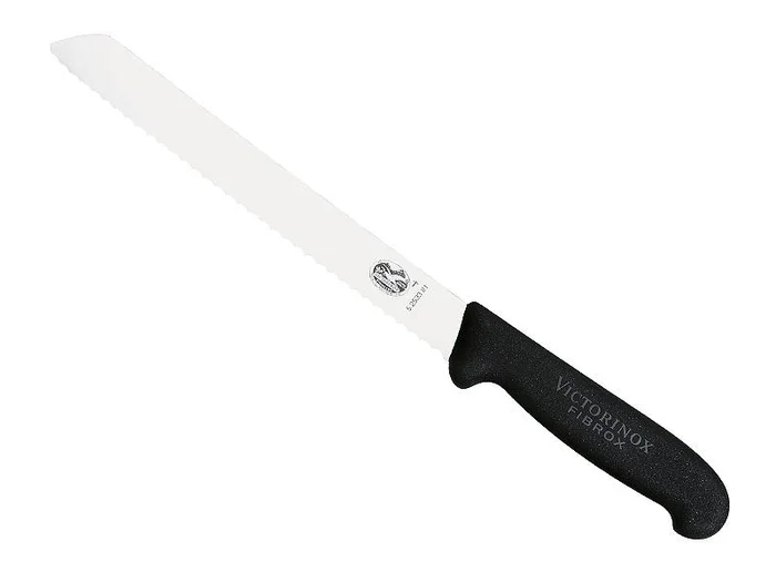 VIC5.2533.21 COUTEAU A PAIN VICTORINOX 21CM NOIR
