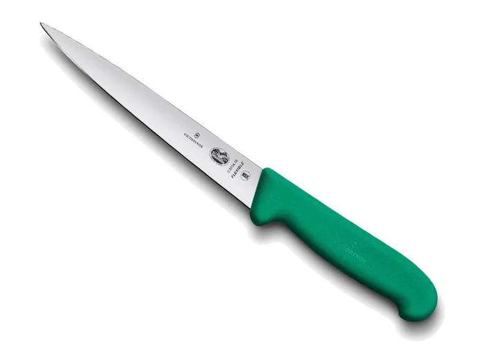 VIC5.3704.20 COUTEAU DENERVER VICTORINOX 20CM FLEXIBLE VERT