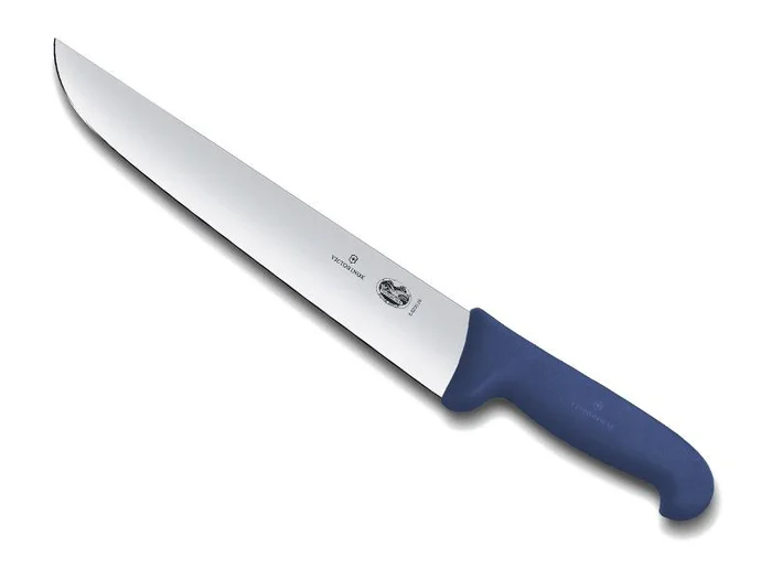 VIC5.5202.28 COUTEAU BOUCHER VICTORINOX 28CM BLEU