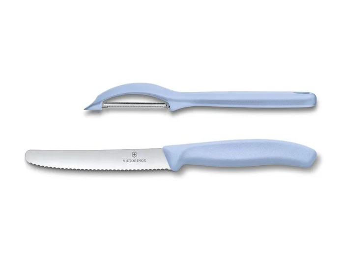 VIC6.7116.21L22 SET 2 PIECES VICTORINOX SWISSCLASSIC BLEU ACIDULE