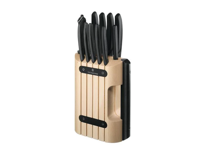 VIC6.7153.11 VICTORINOX BLOC CUISINE 11 PIECES NOIR