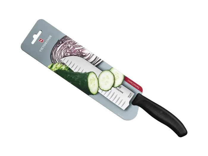 VIC6.8523.17B VICTORINOX SANTOKU SWISSCLASSIC 17CM ALV. NOIR