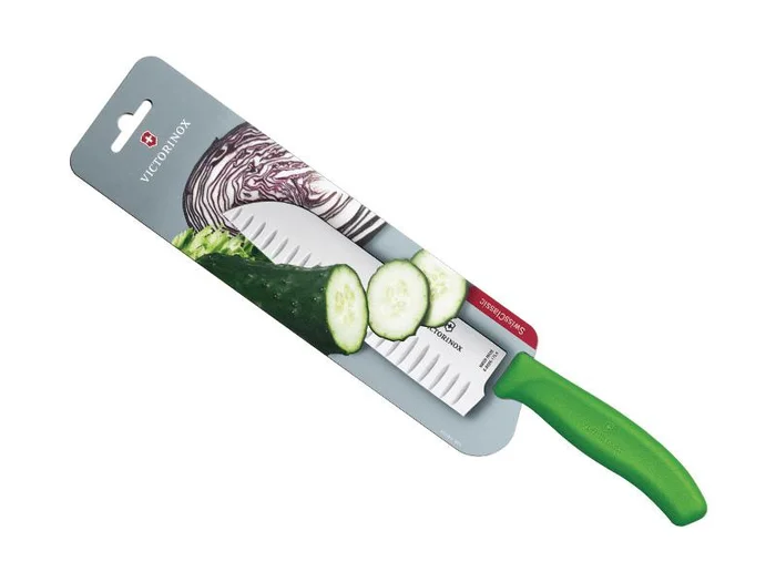 VIC6.8526.17L4B VICTORINOX SANTOKU SWISSCLASSIC 17CM ALV. VERT