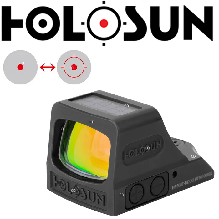 Viseur Point Rouge Holosun HE508TRD Corps Titane