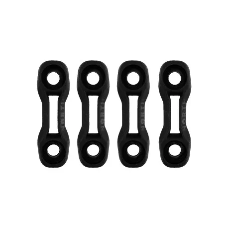 Visserie KitesurfNorth Kiteboarding Set Rondelles Ailerons Twintip (x4) 2024
