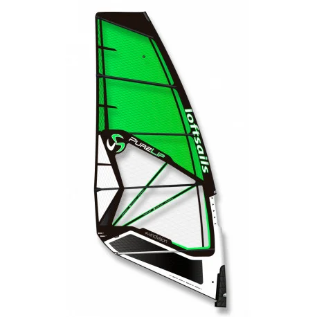 Voiles Windsurf Vague/freestyleLoftsails Purelip Green 2023